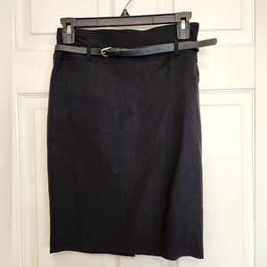 Papaya Black Pencil Skirt, Size Small